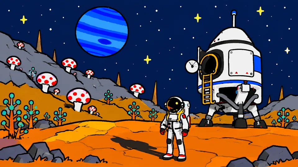 Arte del juego Astroneer