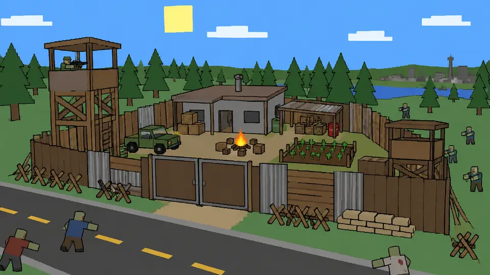 Ilustración estilo Paint del servidor Unturned